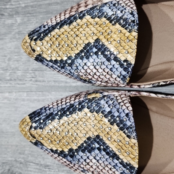 Steve Madden Snakeskin Loafers - Picture 6 of 8